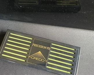 Black lacquer cigar humidor with credo precision 70 D714-23