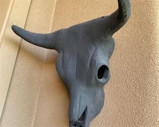 Ceramic cow head wall art decor	18” x 17”		D714-36