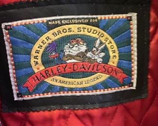 Harley Davidson men’s Large Tazmanian Devil jacket	Size large		D714-41