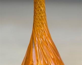 2pc Orange Bud Vase Decor	12in H & 8in H		PT255