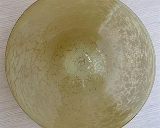 Art Glass Cake Platter	3in H x 10in Diameter		PT261