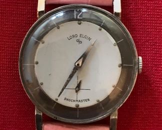 Lord Elgin Shockmaster 14k Gold Fill Watch			PT287