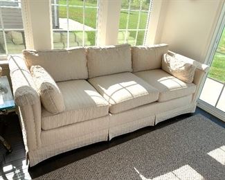 1 of 2 matching off-white 3 cushion Sofa-like new