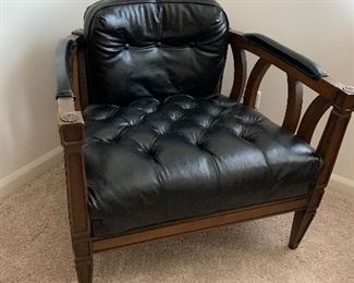 Mid-Century leather arm chair