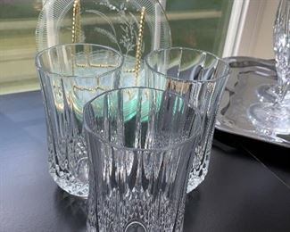 crystal water glasses