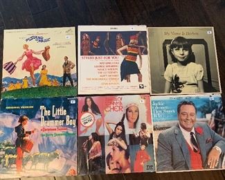 Vtg. Record albums - there are MANY more than what is pictured here