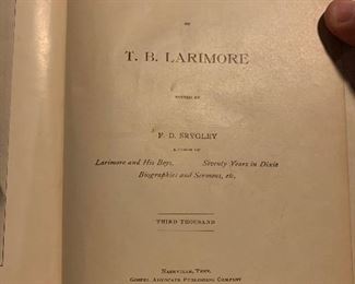 Letters and Sermons by T.B. Larimore