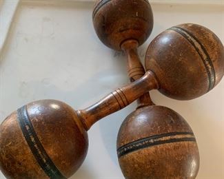 Wooden barbells