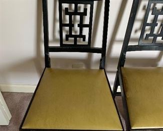 Asian inspired folding chairs