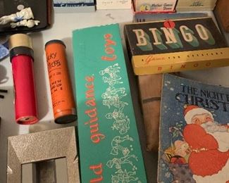 Vintage toys and games