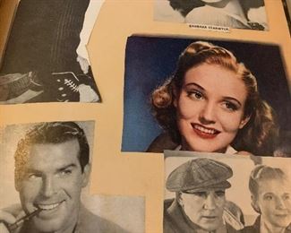 1940s Movie star scrapbook 