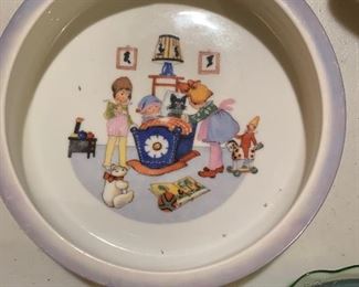 1930s baby plate