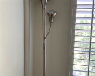 Silver floor lamp 
