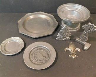 Miscellaneous Pewter Items