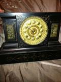 Beautiful marble and metal clock dated 1891.  Must see as the photo doesn't do it justice.