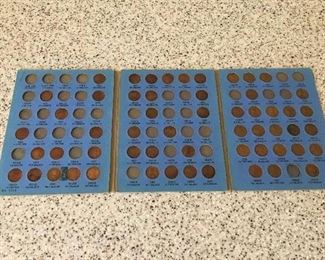 Penny collection 1909 - 1940