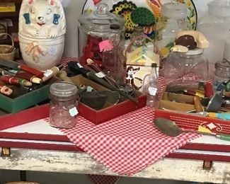 Vintage kitchen items