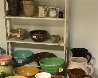 Watt, Bauer, & Mc Coy mixing bowls