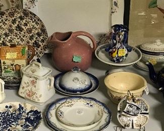 Flow blue and chintz