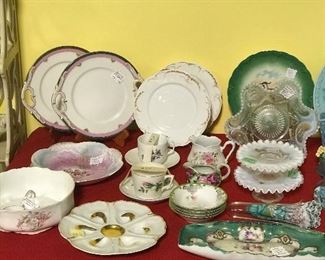 Oyster plate & handpainted china