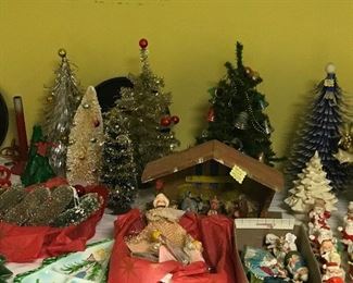 Vintage Christmas trees