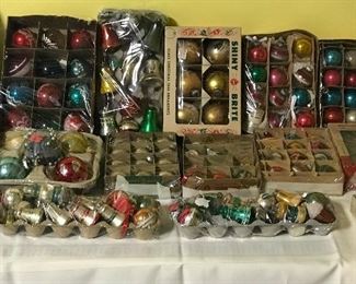 More glass ornaments