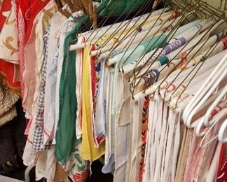 Vintage aprons & tea towels
