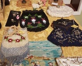 Vintage beaded pursed