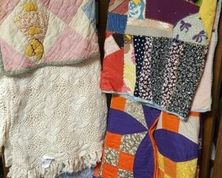 Quilts, bedspreads, & crocheted spreads