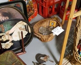 Cocoa Cola crate & trays