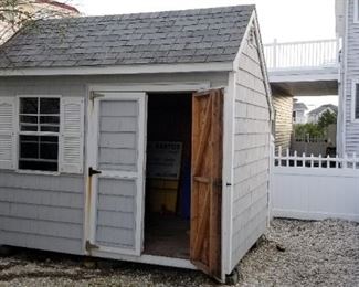 Great shed! This shed is in another location. Call Jeff 609-922-9900 for more info