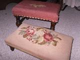 Needlepoint Foot Stools