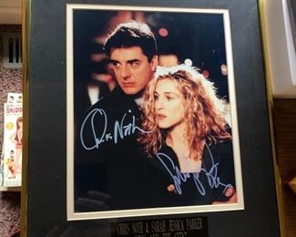 Sex and the City autographed photograph with certificate of authenticity.....