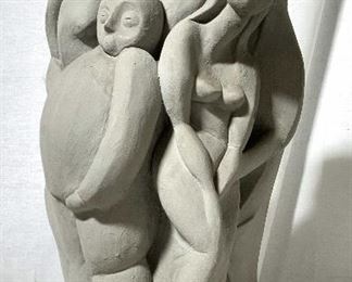 Abstract Multi Figural Modernist Family Sculpture