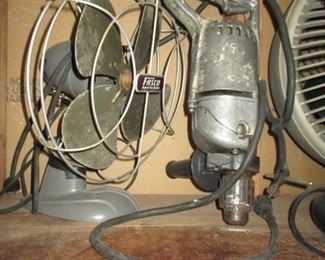 Vintage Fan and Tools