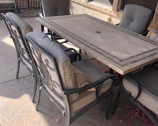 Martha Stewart Patio  Set 6 Chairs