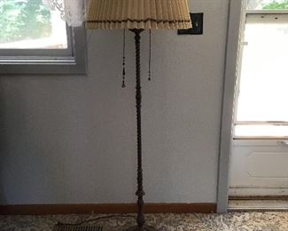 Vintage Cast Iron Floor Lamp