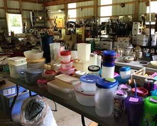 Tupperware and other plastic dishware