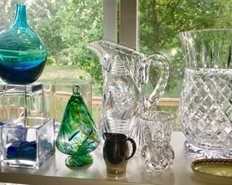 Antique, vintage & modern glassware