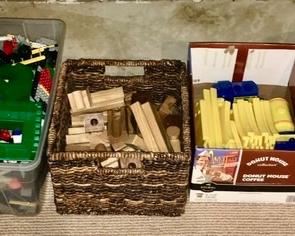 Vintage legos are SOLD, Lincoln logs, train tracks/train