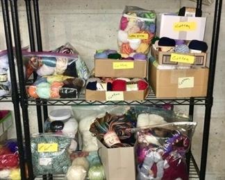 Large collection of yarn, some SOLD