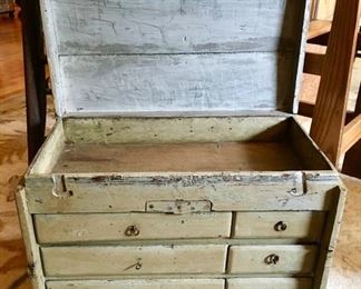 Antique Primitive tool box?, dentist's box?