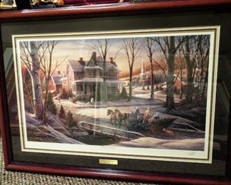 TERRY REDLIN HAND SIGNED