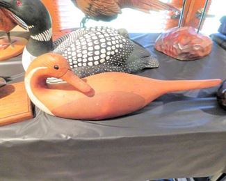 FINE CARVED AND SIGNED DECOYS