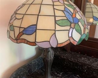 leaded glass lamp