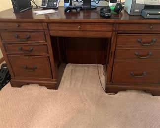 Wood office desk