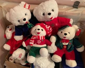 Christmas teddies