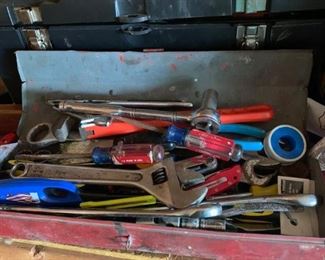 Variety of hand and electric tools
