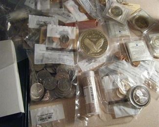 Lots of fun collectible coins 