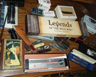 contemporary and vintage collector knives